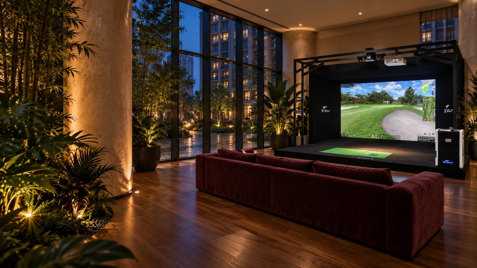 우리 아파트에서 만나는 XGOLF24 골프 라운지