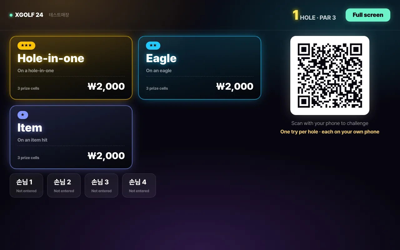 Prize challenge · table tablet — 1